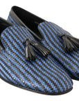 Elegant Woven Leather Loafers