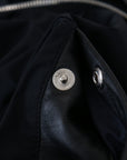 Elegant Black Bomber Blouson Jacket