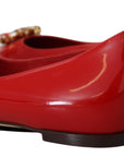 Red Suede Crystal Loafers - Exquisite Elegance