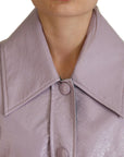 Chic Purple Cropped Jacket - A Style Statement