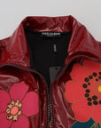 Maroon Floral Luxe Jacket