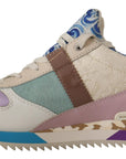 Elegant Multicolor Patchwork Sneakers