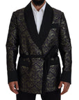 Gold Jacquard Robe Jacket