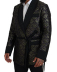 Gold Jacquard Robe Jacket