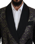 Gold Jacquard Robe Jacket