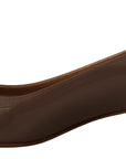 Elegant Caraway Brown Pumps with Vara Bow