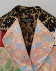 Elegant Multicolor Patchwork Blazer