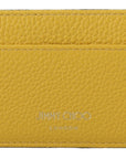 Sunshine Yellow Leather Card Holder