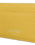 Sunshine Yellow Leather Card Holder