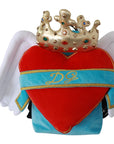 Jeweled Heart Wings Backpack