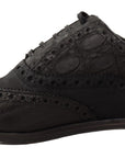 Exotic Leather Brogue Derby Dress Shoes