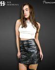 Genuine Leather Skirt For Women