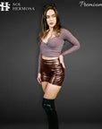 Women's Leather Shorts
