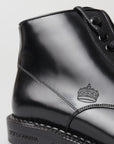 Elegant Black Leather Men's Boots