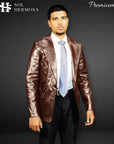 Leather Blazer For Men - Fernandez