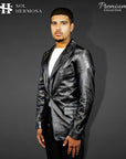 Men's Genuine Leather Blazer - Fernandez