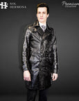 Men's Leather Coat - Zeus