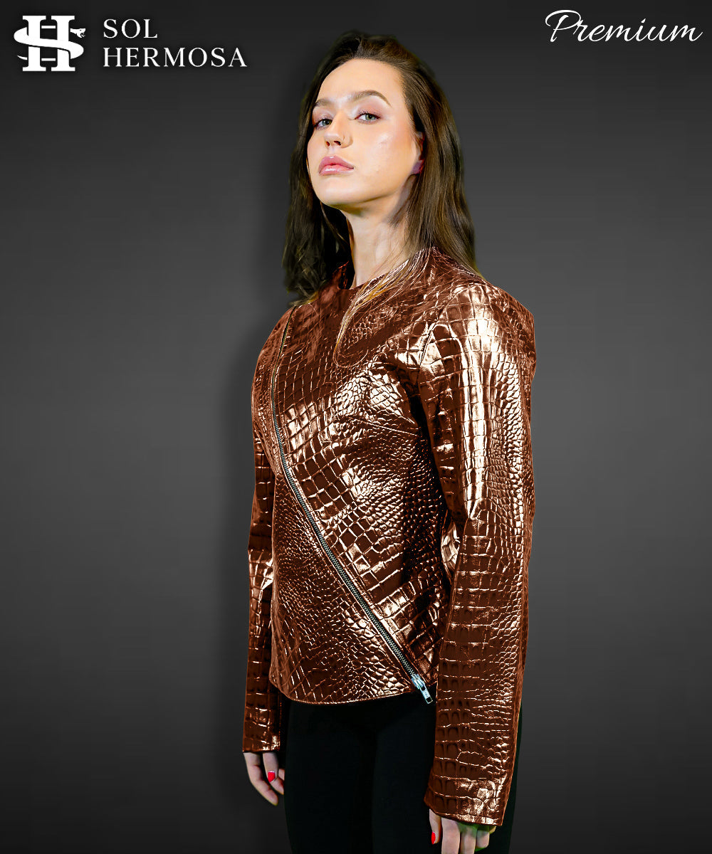 Women&#39;s Leather Jacket - Hera