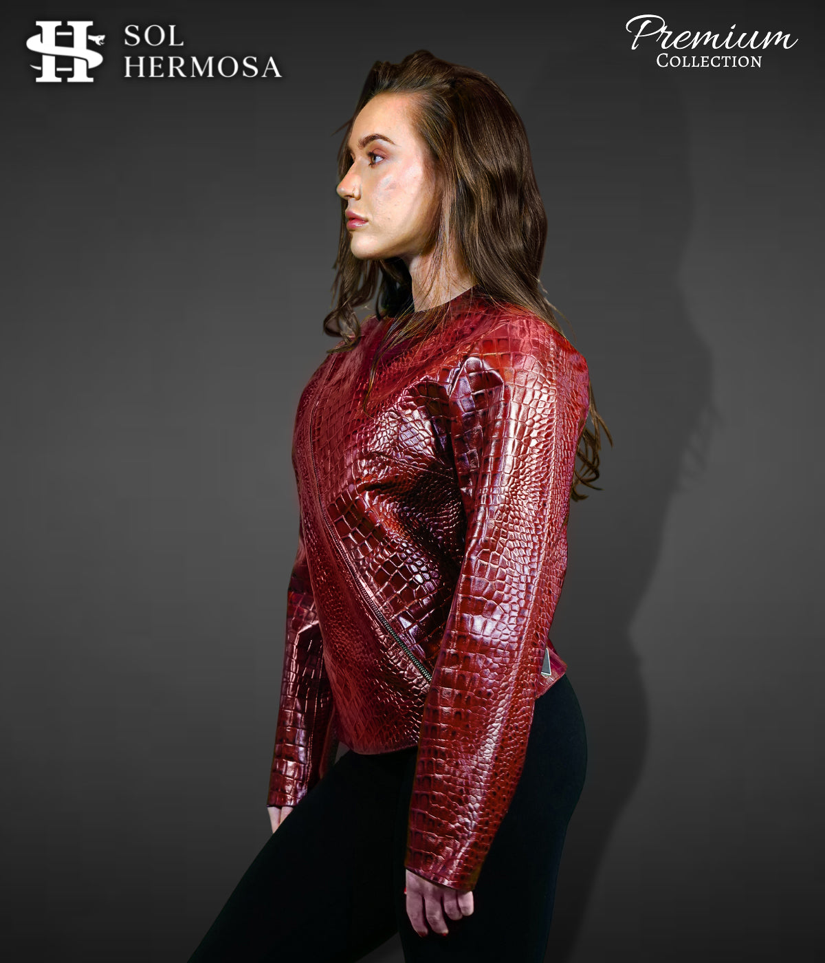 Women&#39;s Leather Jacket - Hera