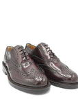 Elegant Bordeaux Calf Leather Formal Shoes