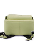 Mini Court Pale Lime Pebbled Leather Shoulder Backpack Bag