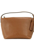 Thea Small Moose Pebbled Leather Slouchy Shoulder Handbag