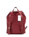 Dempsey Red Apple Signature Jacquard Canvas Logo Patch Backpack