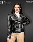 Biker Leather Jacket For Women- Athena
