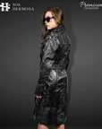 Leather Trench Coat For Women - Artemis
