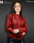 Women's Leather Jacket - Ananke