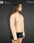 Leather Jacket For Women - Ananke