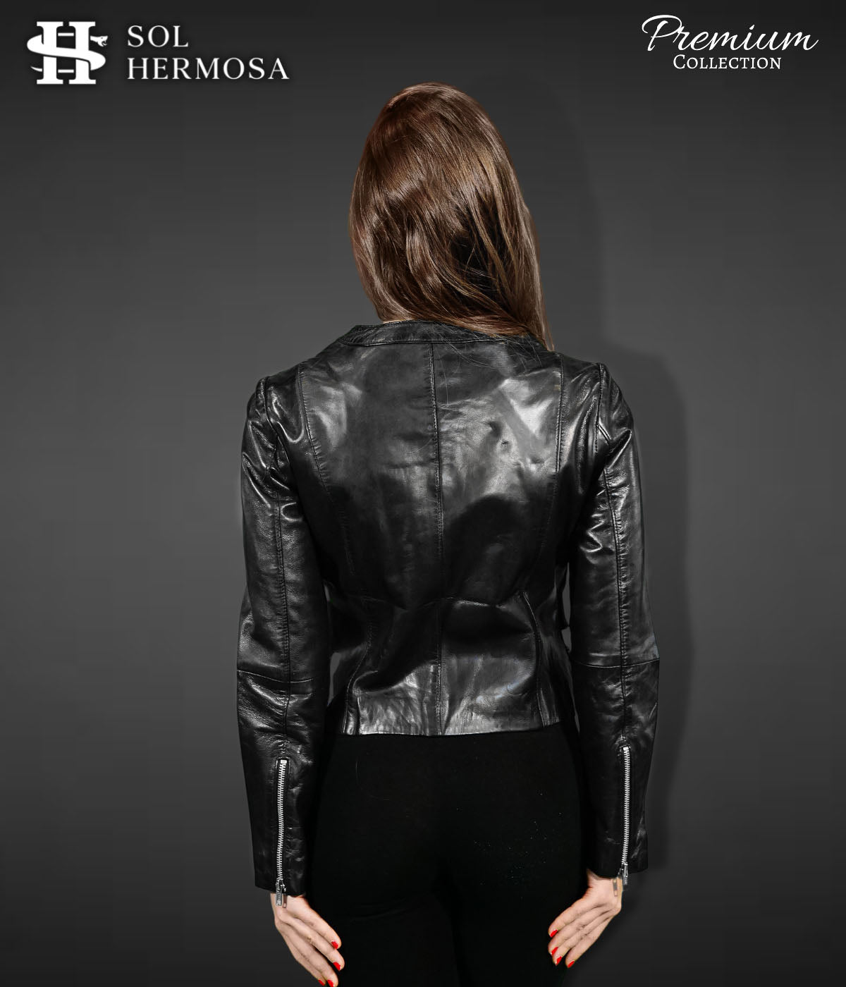 Women&#39;s Leather Jacket - Dione