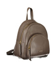 Chic Leather Backpack with Adjustable Straps