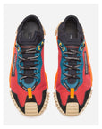 Eccentric Multicolor Leather-Infused Sneakers