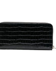 Elegant Croco Print Leather Wallet