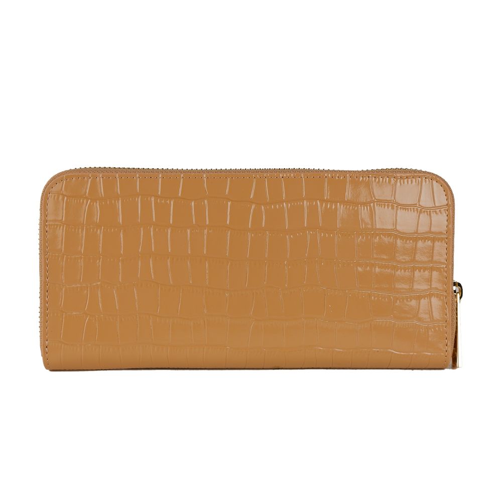 Elegant Croco Print Leather Wallet