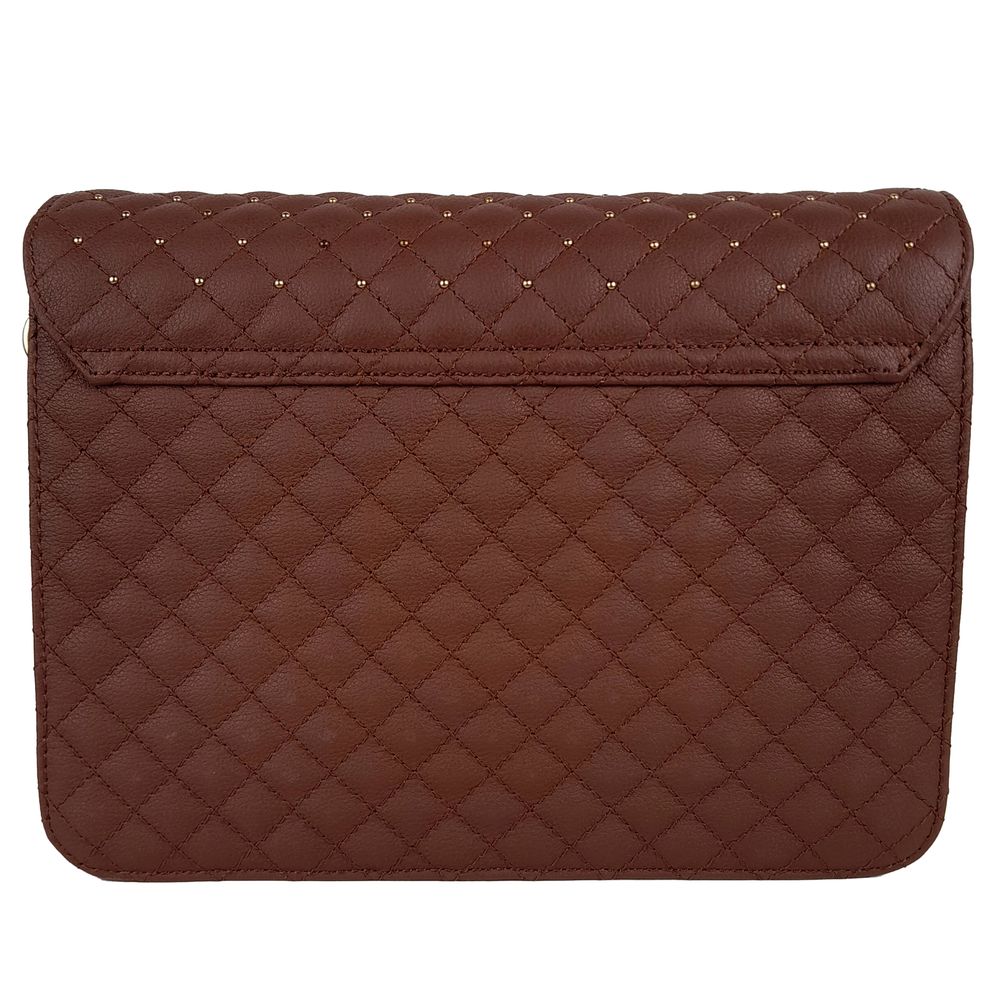 Chic Quilted Calfskin Shoulder Bag with Studs