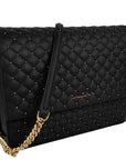 Elegant Quilted Calfskin Shoulder Bag