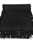 Chic Suede Fringe Crossbody Bag