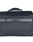 Elegant Nylon-Calfskin Document Holder Briefcase