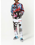 Graffiti-Inspired Nylon Hooded Jacket