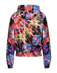 Chic Multicolor Nylon Statement Jacket