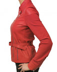 Pink Leather Di Lambskin Jackets & Coat