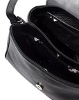 Elegant Black Leather Shoulder Bag