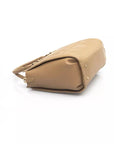 Beige Golden Detail Shoulder Bag