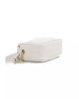 Elegant White Double Compartment Shoulder Bag