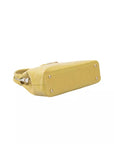 Elegant Yellow Double-Compartment Shoulder Bag