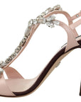 Crystal-Embellished Stiletto Sandals