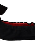 Elegant Black Suede Ballet Flats