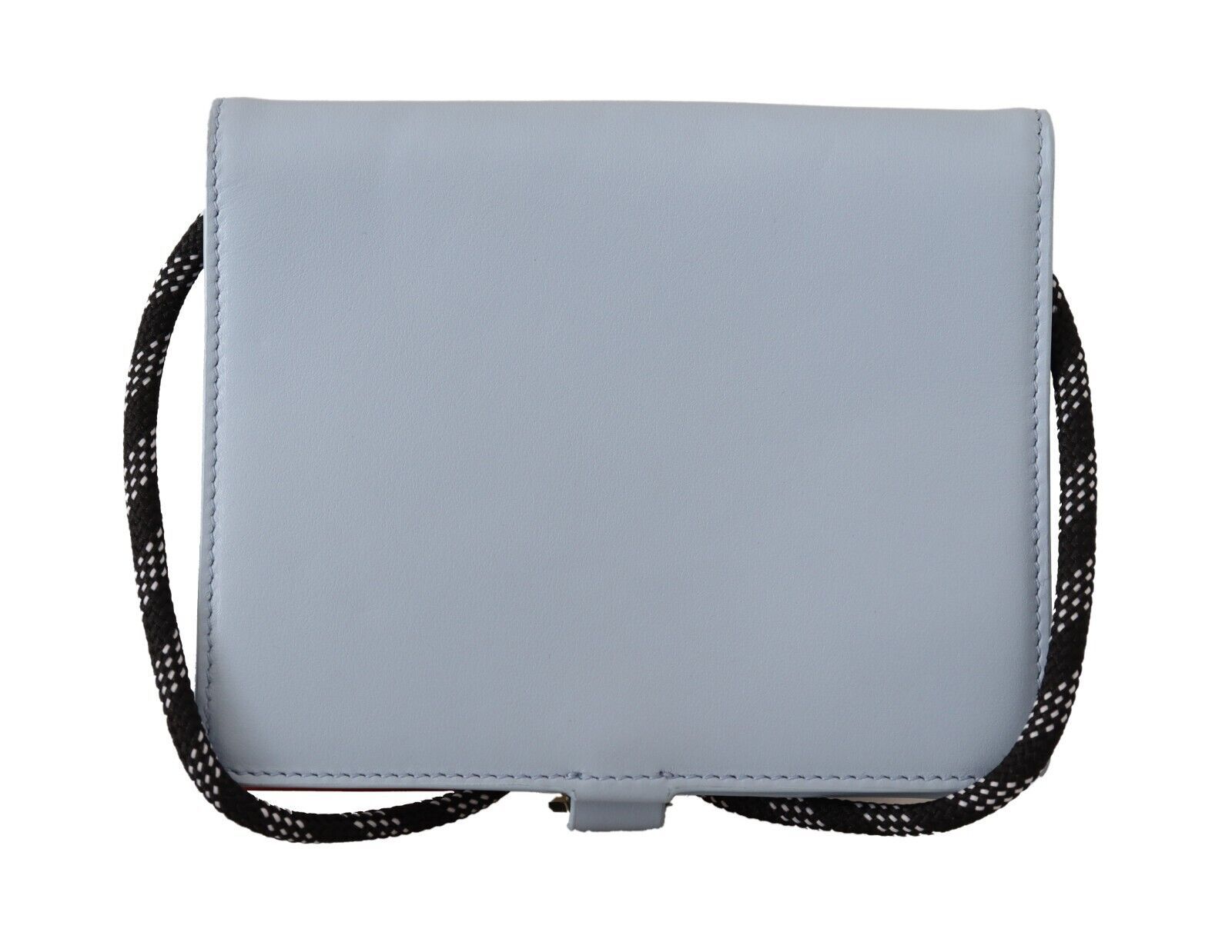 Elegant Light Blue Leather Bifold Wallet